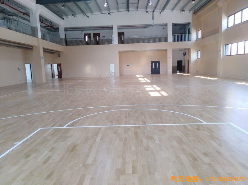 上海嘉定區(qū)大居小學運動地板安裝案例